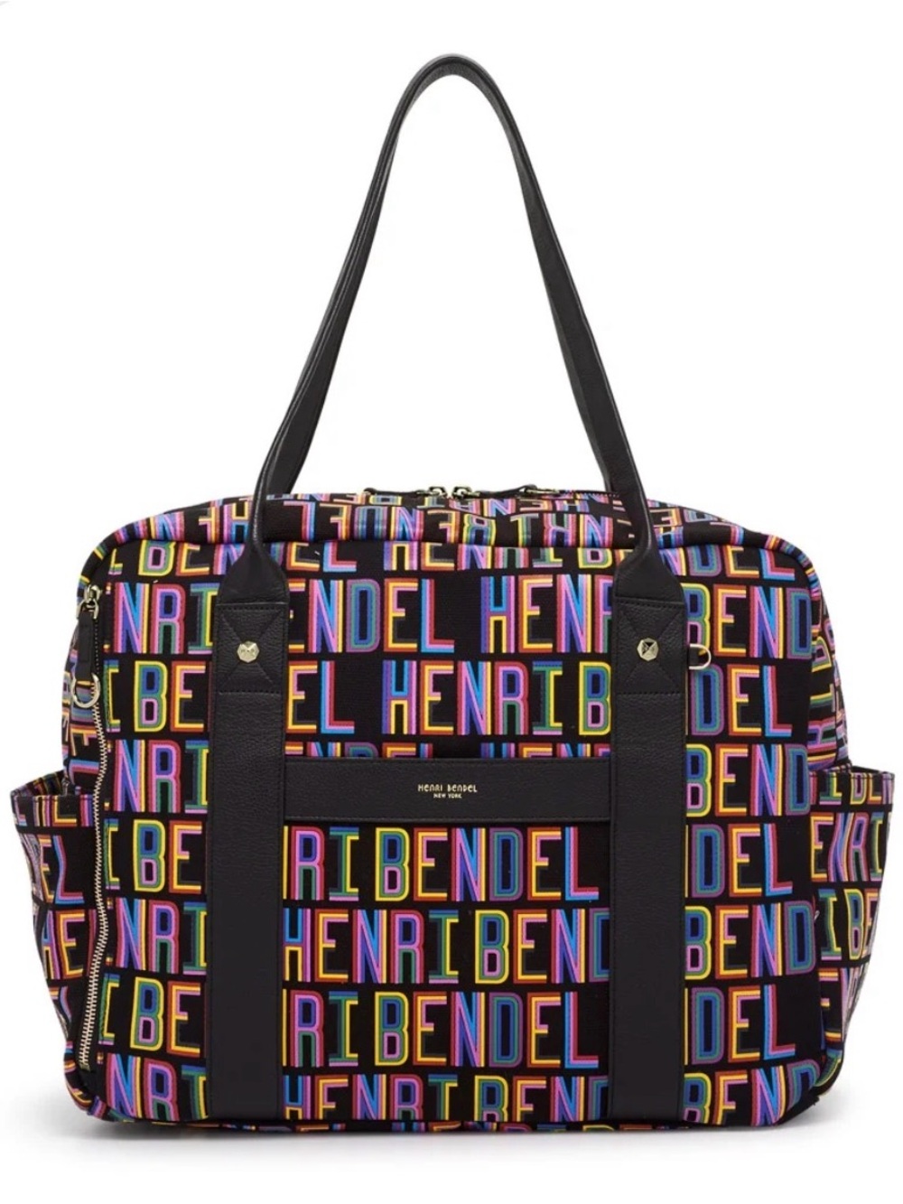 henri bendel x Steven Wilson extra large logo tote Weekend Tote